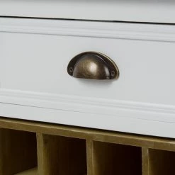 Ridgevalley Buffet Grosville - Sapin massif - Blanc / Marron -Meubles de salle à manger Soldes Magasin 1000252408 210317 11322400023 DETAILS P000000001000252408