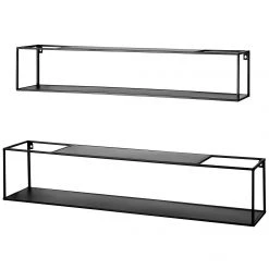 Loftscape Étagères murales Lancieux I - Métal - Noir