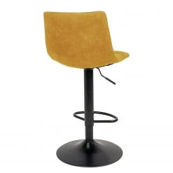 Red Living Chaises de Bar Bazian (lot de 2) - Microfibre / Acier - Jaune moutarde -Meubles de salle à manger Soldes Magasin 1000254099 210317 15102200054 DETAILS P000000001000254099