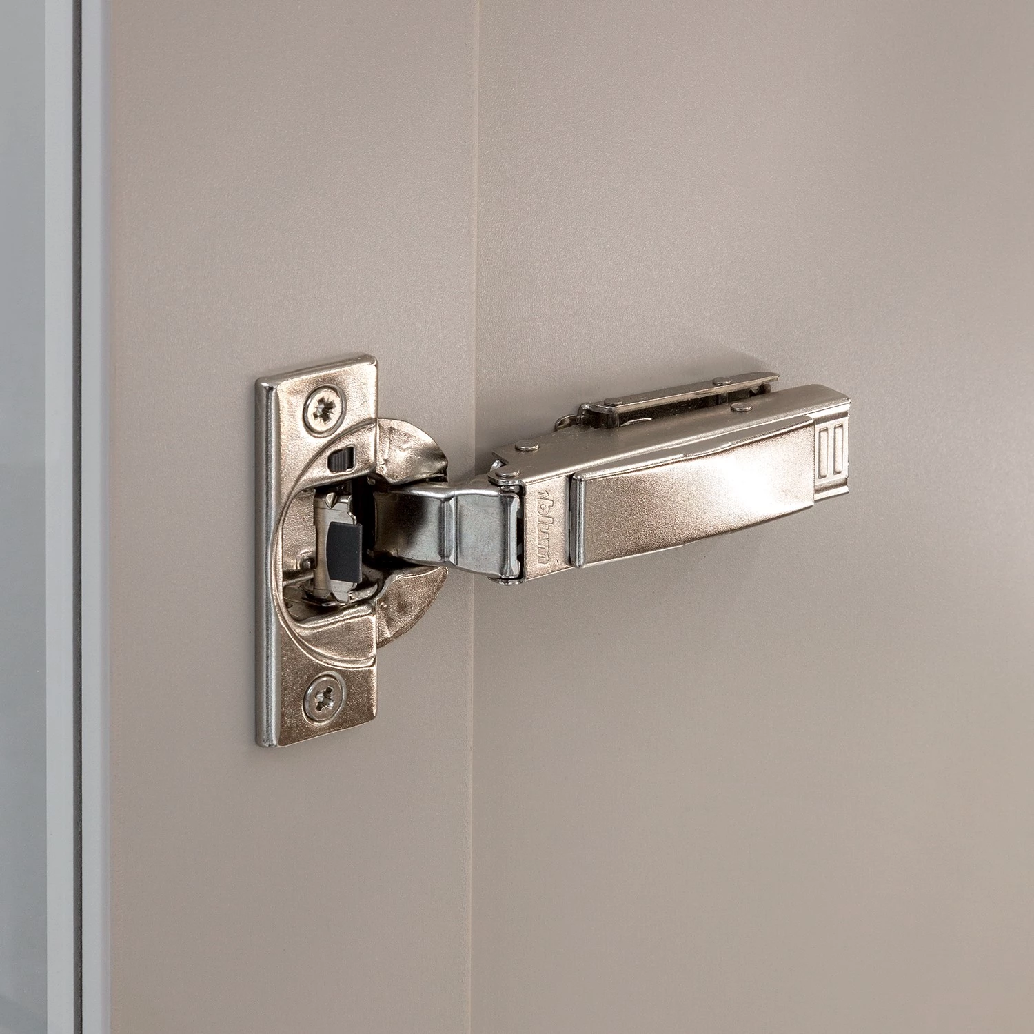 GWINNER Vitrine Bellano - Placage en bois véritable - Mat blanc / Chêne de poutre - Butoir à gauche - Sans éclairage 6 GWINNER Vitrine Bellano - Placage en bois véritable - Mat blanc / Chêne de poutre - Butoir à gauche - Sans éclairage – Image 6