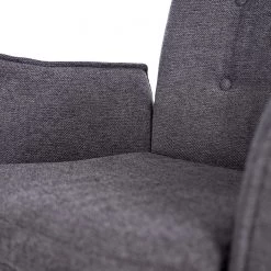 Jack & Alice Chaise cantilever Lecelles - Tissu / Métal - Gris foncé -Meubles de salle à manger Soldes Magasin 1000255021 220401 036 DETAILS P000000001000255021