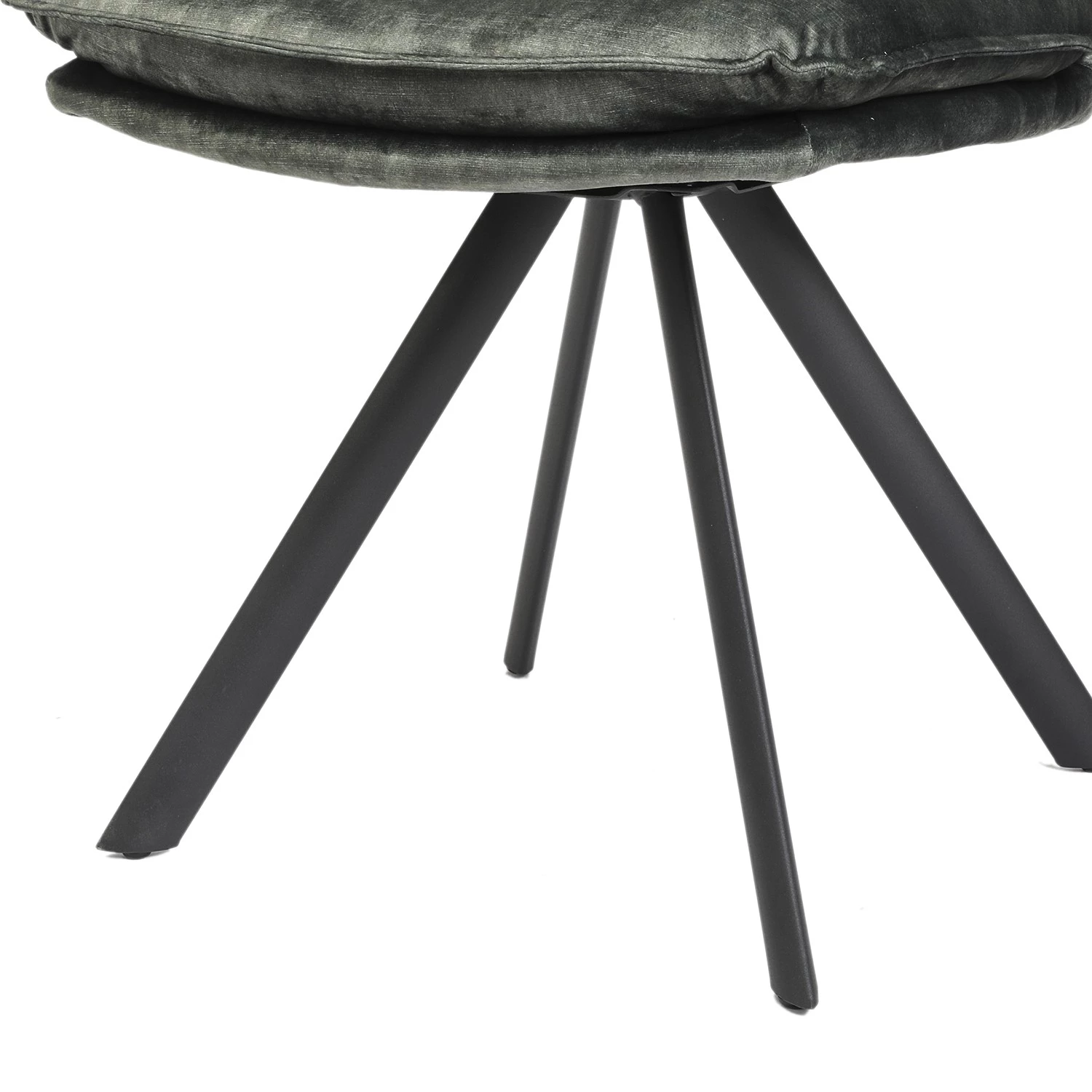 Jack & Alice Chaises Morlanne (lot de 2) - Velours / Métal - Vert foncé 9 Jack & Alice Chaises Morlanne (lot de 2) - Velours / Métal - Vert foncé – Image 9