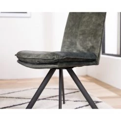 Jack & Alice Chaises Morlanne (lot de 2) - Velours / Métal - Vert foncé 17 Jack & Alice Chaises Morlanne (lot de 2) - Velours / Métal - Vert foncé -Meubles de salle à manger Soldes Magasin 1000255054 220406 021 MOOD DETAILS P000000001000255054 mood