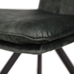 Jack & Alice Chaises Morlanne (lot de 2) - Velours / Métal - Vert foncé 22 Jack & Alice Chaises Morlanne (lot de 2) - Velours / Métal - Vert foncé -Meubles de salle à manger Soldes Magasin 1000255054 220412 034 DETAILS P000000001000255054