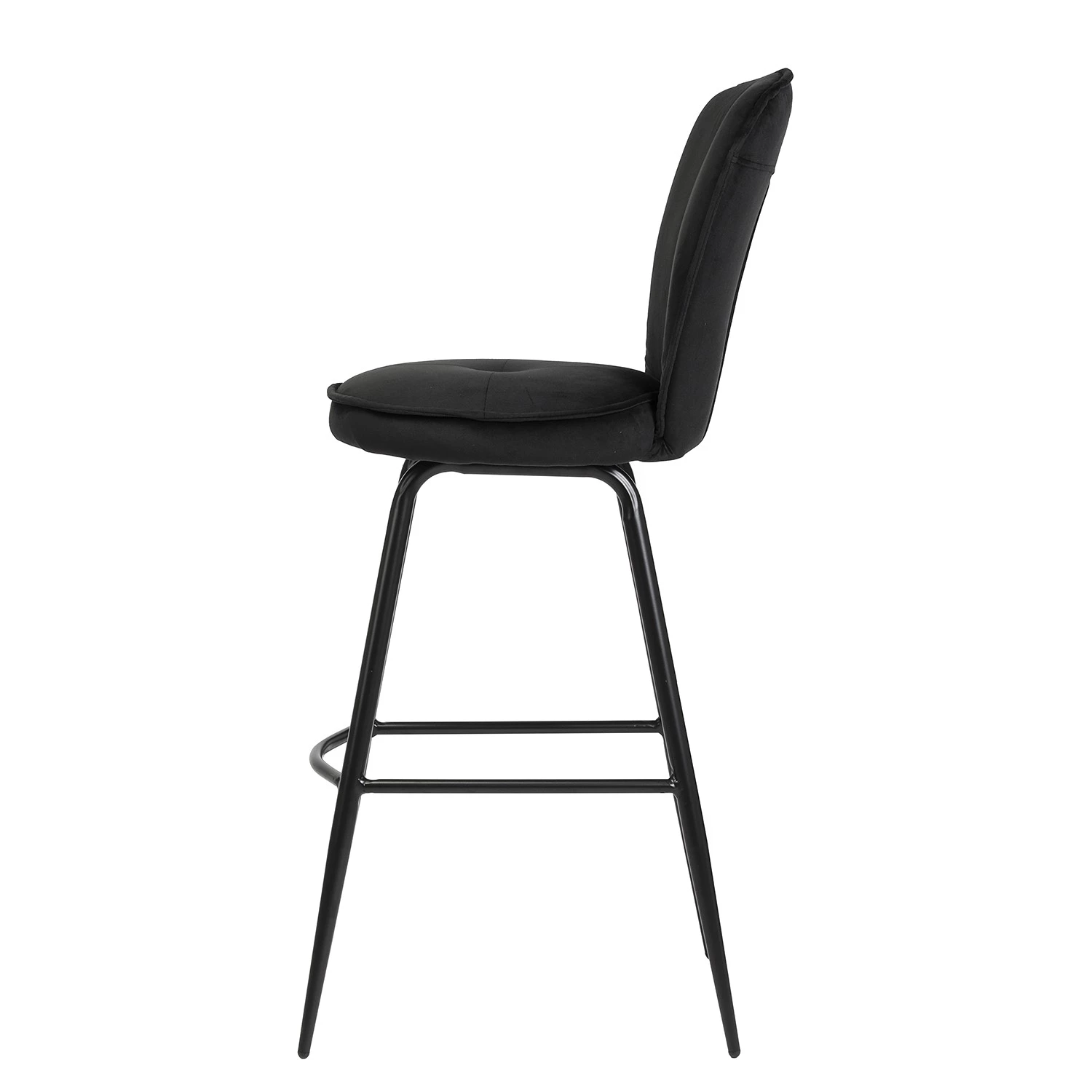 Jack & Alice Chaises de bar Bouilly (lot de 2) - Noir 6 Jack & Alice Chaises de bar Bouilly (lot de 2) - Noir – Image 6