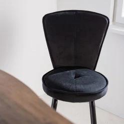 Jack & Alice Chaises de bar Bouilly (lot de 2) - Noir 17 Jack & Alice Chaises de bar Bouilly (lot de 2) - Noir -Meubles de salle à manger Soldes Magasin 1000255057 220610 021 MOOD DETAILS P000000001000255057 mood