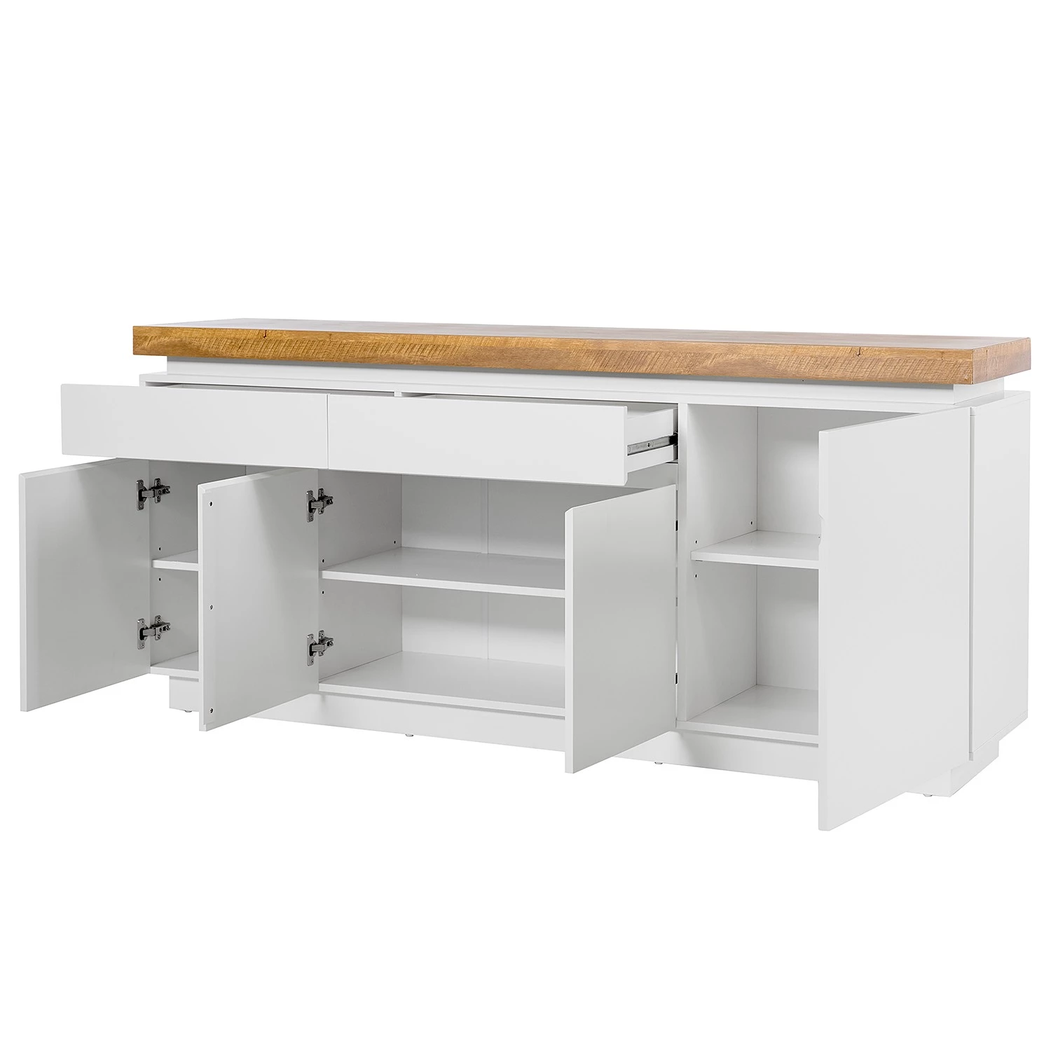 Fredriks Enfilade Namona II - Éclairage inclus - Imitation chêne / Blanc 6 Fredriks Enfilade Namona II - Éclairage inclus - Imitation chêne / Blanc – Image 6