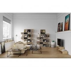 Temahome Étagère London III - Chêne / Noir 9 Temahome Étagère London III - Chêne / Noir -Meubles de salle à manger Soldes Magasin 1000255258 210324 15033600324 MOOD DETAILS P000000001000255258 mood