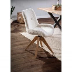 Red Living Chaises capitonnées Bonlieu (lot de 2) - Bouclé / Chêne massif - Blanc / Chêne 11 Red Living Chaises capitonnées Bonlieu (lot de 2) - Bouclé / Chêne massif - Blanc / Chêne -Meubles de salle à manger Soldes Magasin 1000255638 210909 15183000008 MOOD DETAILS P000000001000255638 mood