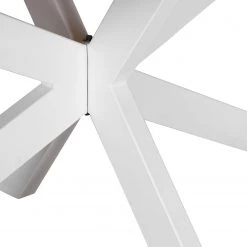 Ars Natura Table Bessenay - Blanc -Meubles de salle à manger Soldes Magasin 1000255655 210330 14180200041 DETAILS P000000001000255655