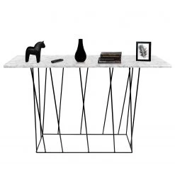 Temahome Console Helix - Marbre / Métal - Blanc -Meubles de salle à manger Soldes Magasin 1000256003 210331 14501600246 DETAILS P000000001000256003