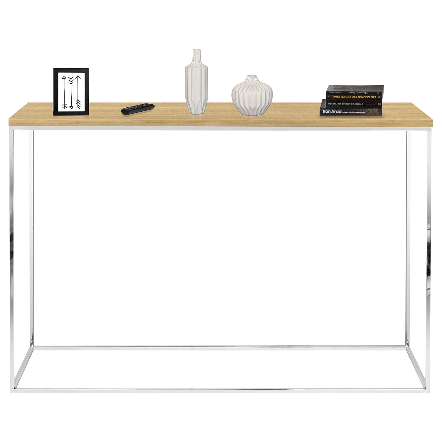 Temahome Console Gleam - Chêne / Chrome 4 Temahome Console Gleam - Chêne / Chrome – Image 4