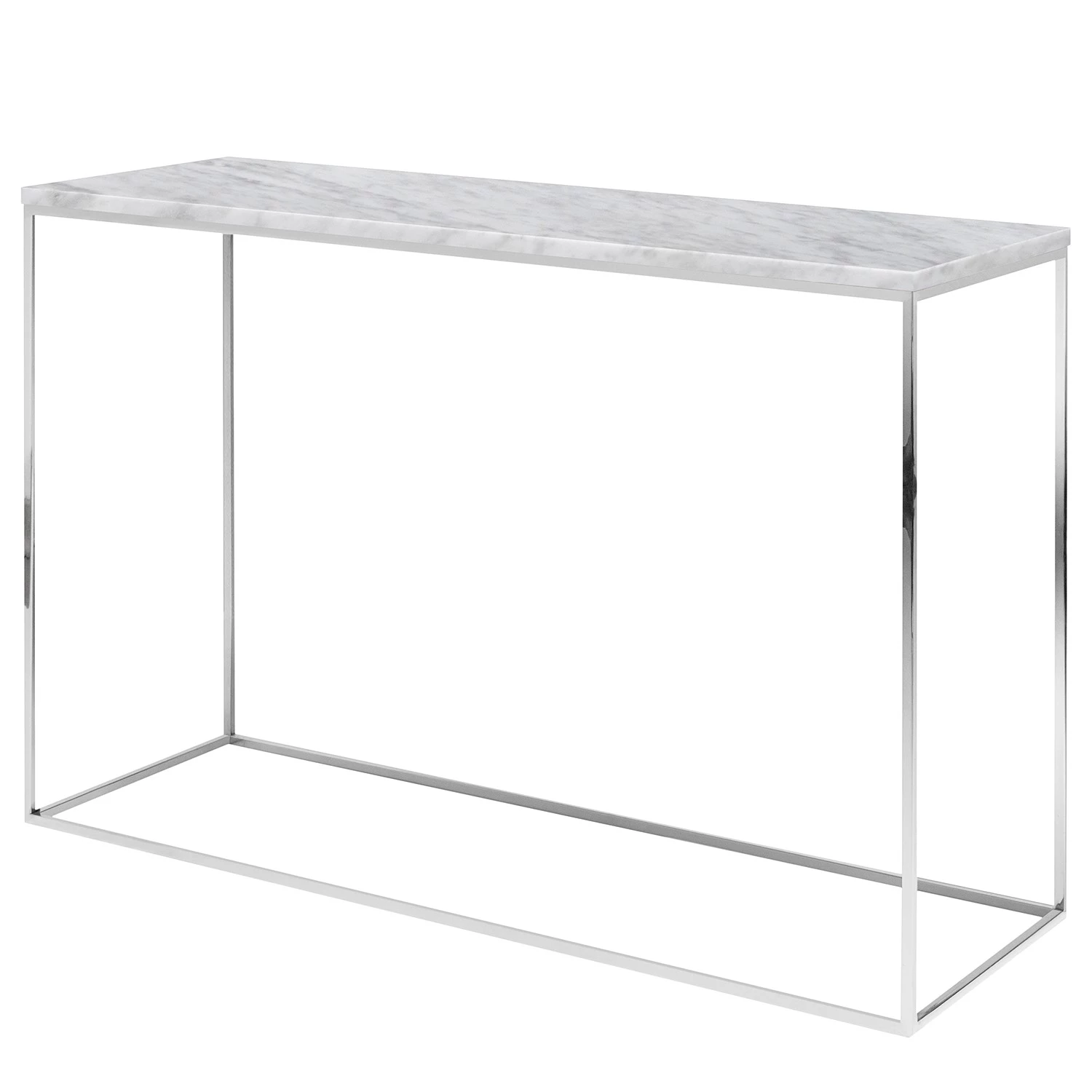 Temahome Console Gleam - Blanc / Chrome 1 Temahome Console Gleam - Blanc / Chrome