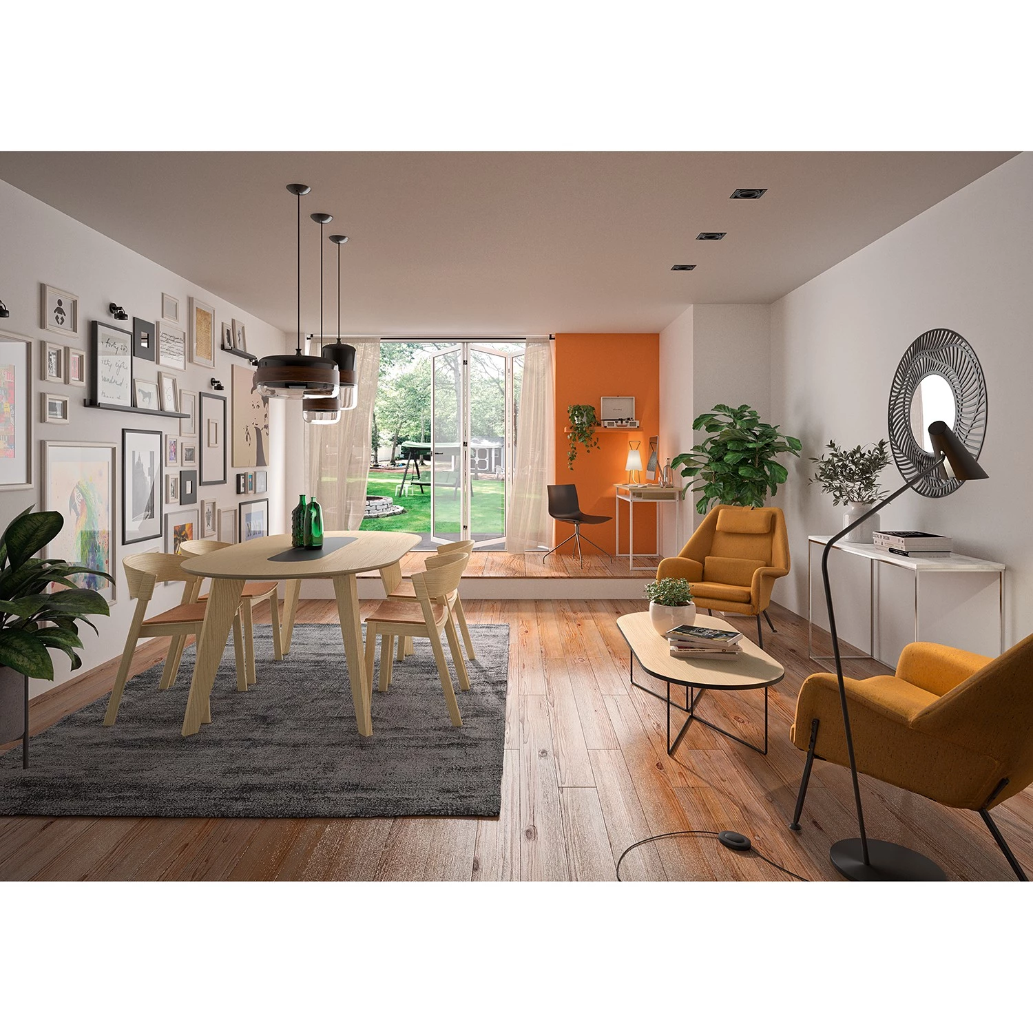 Temahome Console Gleam - Blanc / Chrome 2 Temahome Console Gleam - Blanc / Chrome – Image 2