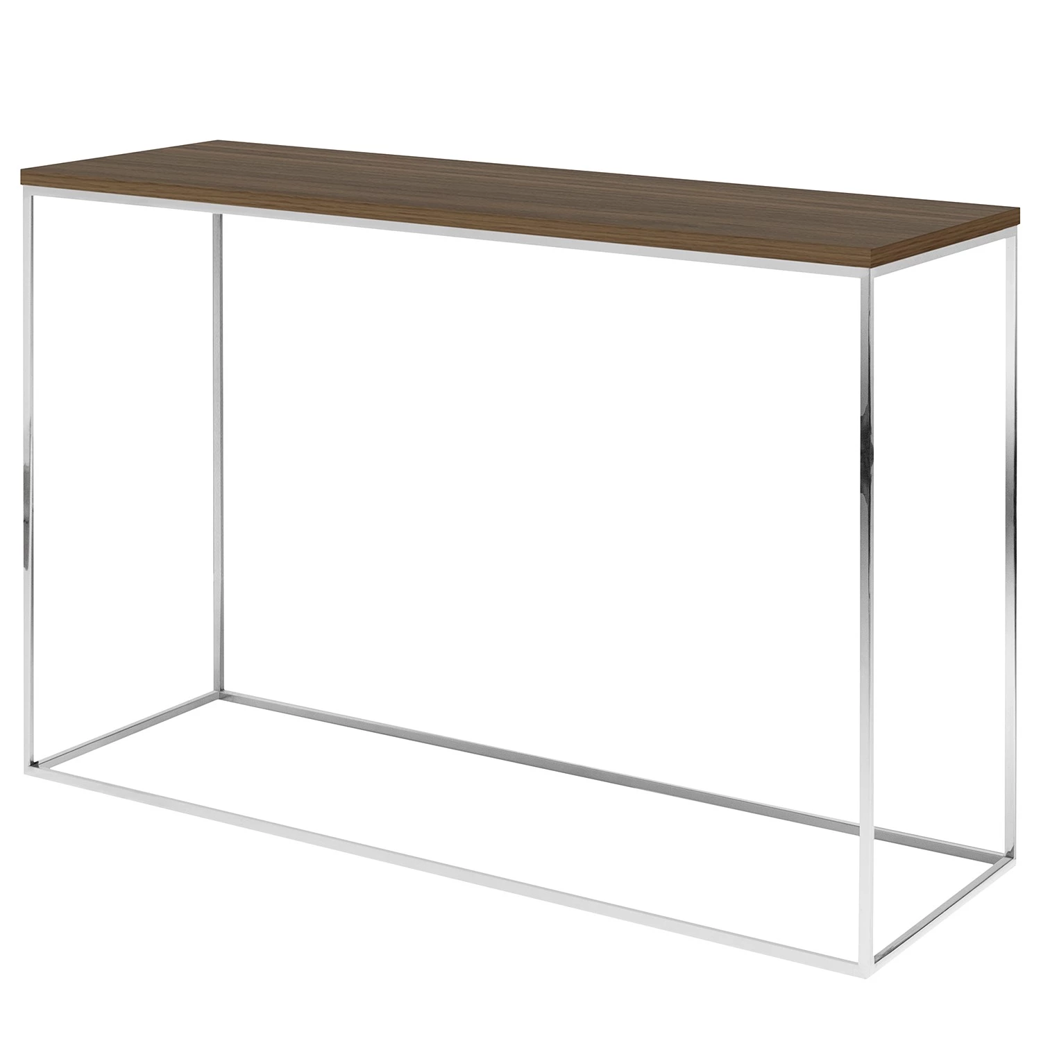 Temahome Console Gleam - Noyer / Argenté 1 Temahome Console Gleam - Noyer / Argenté