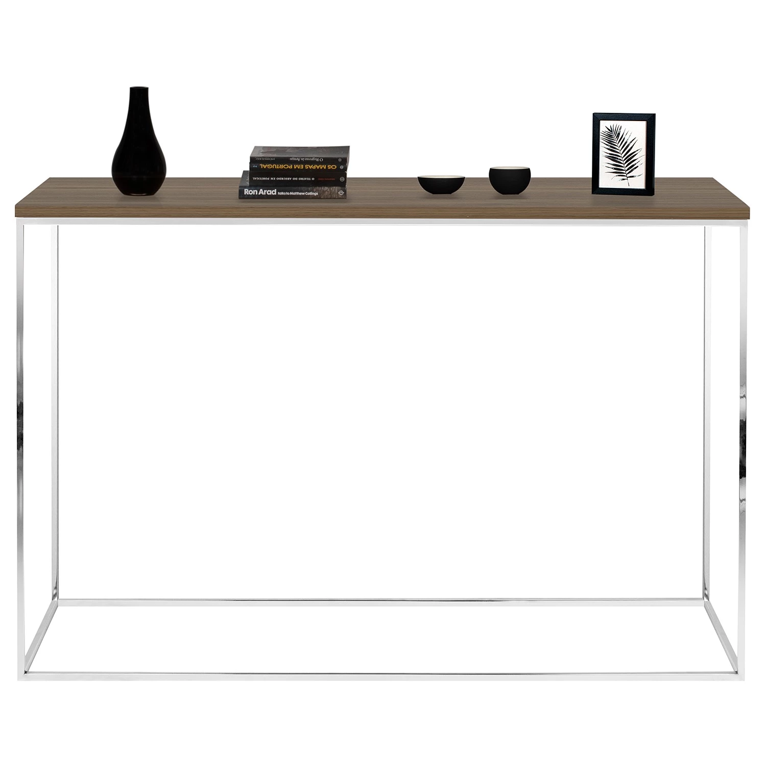 Temahome Console Gleam - Noyer / Argenté 4 Temahome Console Gleam - Noyer / Argenté – Image 4