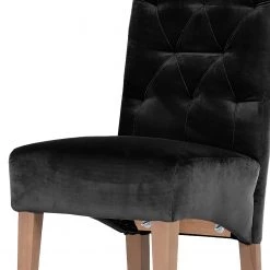 Red Living Chaise capitonnée Selda II - Velours / Hêtre massif - Noir 9 Red Living Chaise capitonnée Selda II - Velours / Hêtre massif - Noir -Meubles de salle à manger Soldes Magasin 1000256725 210407 14280200071 DETAILS P000000001000256725