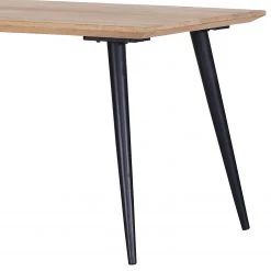 Red Living Table Le Vigan - Manguier massif - Manguier / Noir -Meubles de salle à manger Soldes Magasin 1000256727 210407 14281400082 DETAILS P000000001000256727