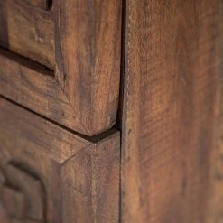 Wolf-Möbel Commode Carving - Acacia massif -Meubles de salle à manger Soldes Magasin 1000257008 220520 038 DETAILS P000000001000257008