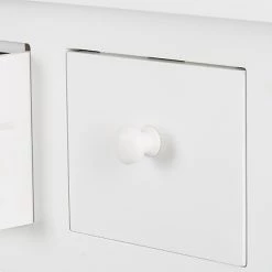 Ridgevalley Console Itzehoe - Paulownia massif - Blanc / Multicolore 18 Ridgevalley Console Itzehoe - Paulownia massif - Blanc / Multicolore -Meubles de salle à manger Soldes Magasin 1000257196 210413 14365300056 DETAILS P000000001000257196