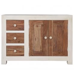 Wolf-Möbel Buffet Maison I - Acacia massif - Acacia couleur pierre / Blanc cassé 16 Wolf-Möbel Buffet Maison I - Acacia massif - Acacia couleur pierre / Blanc cassé -Meubles de salle à manger Soldes Magasin 1000257219 220406 030 DETAILS P000000001000257219