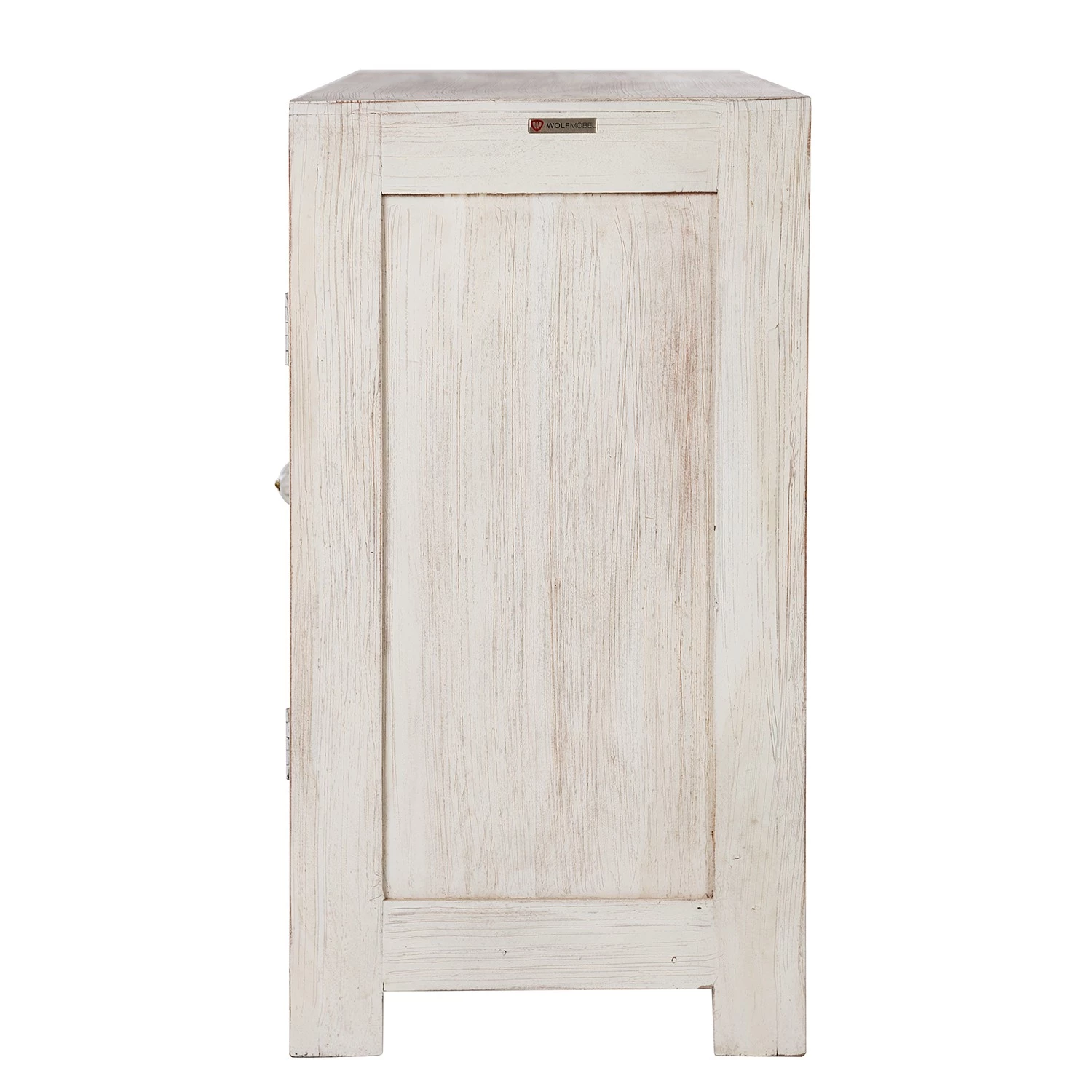 Wolf-Möbel Buffet Maison I - Acacia massif - Acacia couleur pierre / Blanc cassé 5 Wolf-Möbel Buffet Maison I - Acacia massif - Acacia couleur pierre / Blanc cassé – Image 5