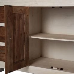 Wolf-Möbel Buffet Maison I - Acacia massif - Acacia couleur pierre / Blanc cassé 19 Wolf-Möbel Buffet Maison I - Acacia massif - Acacia couleur pierre / Blanc cassé -Meubles de salle à manger Soldes Magasin 1000257219 220406 050 DETAILS P000000001000257219