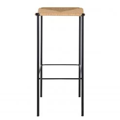 Ars Natura Tabouret de bar Bonao - Rotin / Fer - Naturel / Noir 12 Ars Natura Tabouret de bar Bonao - Rotin / Fer - Naturel / Noir -Meubles de salle à manger Soldes Magasin 1000257227 220330 031 DETAILS P000000001000257227