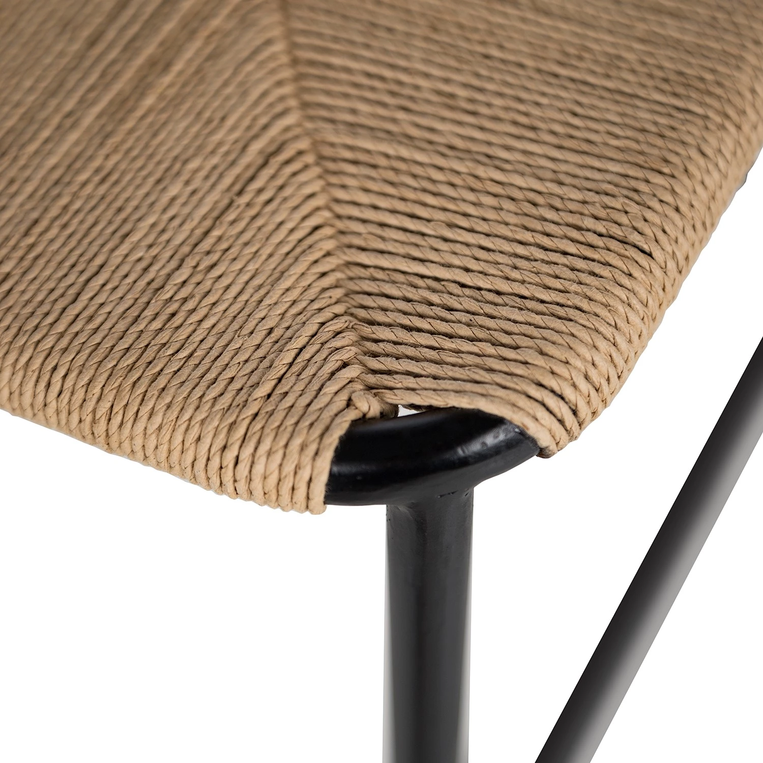 Ars Natura Tabouret de bar Bonao - Rotin / Fer - Naturel / Noir 7 Ars Natura Tabouret de bar Bonao - Rotin / Fer - Naturel / Noir – Image 7