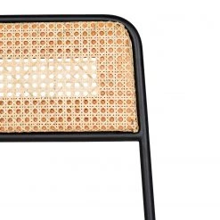 Ars manufacti Chaises Soru - Rotin / Fer - Rotin / Noir -Meubles de salle à manger Soldes Magasin 1000257235 220331 060 DETAILS P000000001000257235