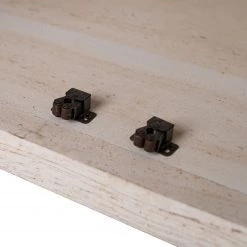 Wolf-Möbel Vaisselier Maison - Acacia massif - Acacia couleur pierre / Blanc cassé -Meubles de salle à manger Soldes Magasin 1000257397 220406 055 DETAILS P000000001000257397