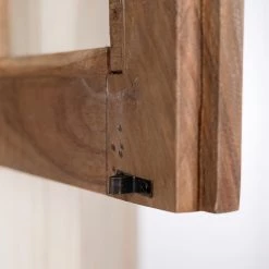 Wolf-Möbel Vaisselier Maison - Acacia massif - Acacia couleur pierre / Blanc cassé -Meubles de salle à manger Soldes Magasin 1000257397 220406 058 DETAILS P000000001000257397