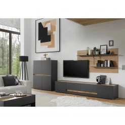 Norrwood Buffet Olon - Anthracite 15 Norrwood Buffet Olon - Anthracite -Meubles de salle à manger Soldes Magasin 1000260636 210422 08441400026 MOOD DETAILS P000000001000260636 mood