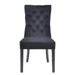 Maison Belfort Chaises capitonnées Waroona 2 (lot de 2) - Noir - Noir -Meubles de salle à manger Soldes Magasin 1000260656 211102 133602000032 DETAILS P000000001000260656