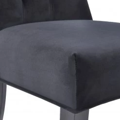 Maison Belfort Chaises capitonnées Waroona 2 (lot de 2) - Noir - Noir -Meubles de salle à manger Soldes Magasin 1000260656 211102 133602000076 DETAILS P000000001000260656
