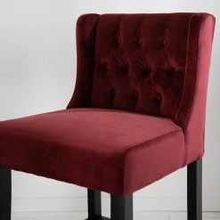 Maison Belfort Tabouret de bar Nola II - Bordeaux - Noir -Meubles de salle à manger Soldes Magasin 1000260660 220705 021 MOOD DETAILS P000000001000260660 mood