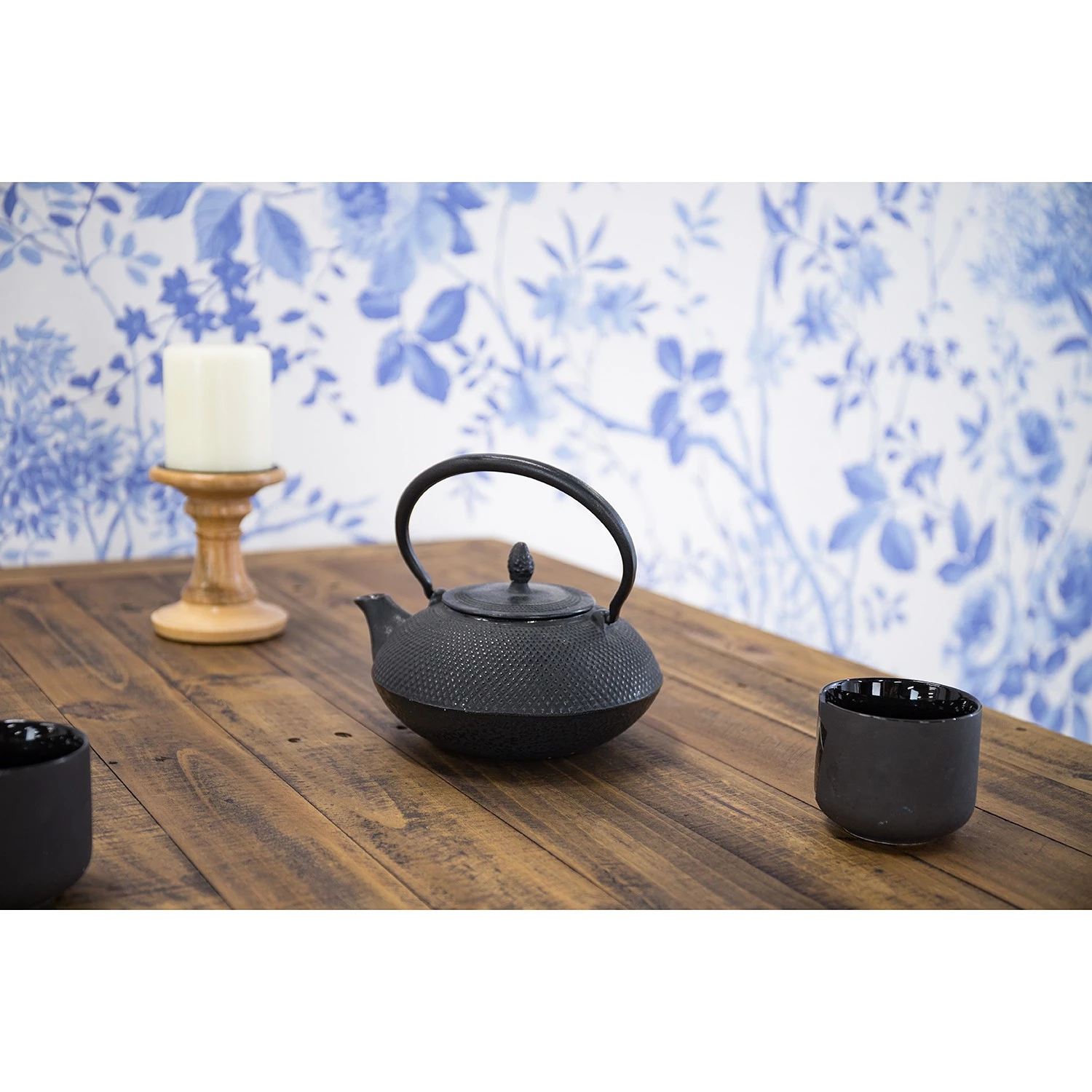 Maison Belfort Table haute Balignton - Pin massif - Pin / Blanc 6 Maison Belfort Table haute Balignton - Pin massif - Pin / Blanc – Image 6