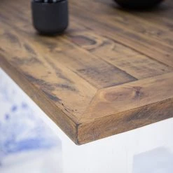 Maison Belfort Table haute Balignton - Pin massif - Pin / Blanc 13 Maison Belfort Table haute Balignton - Pin massif - Pin / Blanc -Meubles de salle à manger Soldes Magasin 1000260743 211116 12581000288 DETAILS P000000001000260743