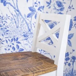 Maison Belfort Chaise de bar Balignton - Pin massif - Pin / Blanc 11 Maison Belfort Chaise de bar Balignton - Pin massif - Pin / Blanc -Meubles de salle à manger Soldes Magasin 1000260744 211116 12582100283 DETAILS P000000001000260744