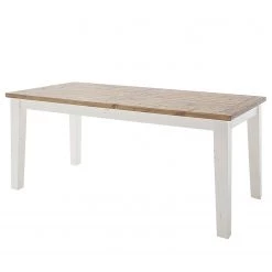 Maison Belfort Table Balignton II - Pin massif - Blanc