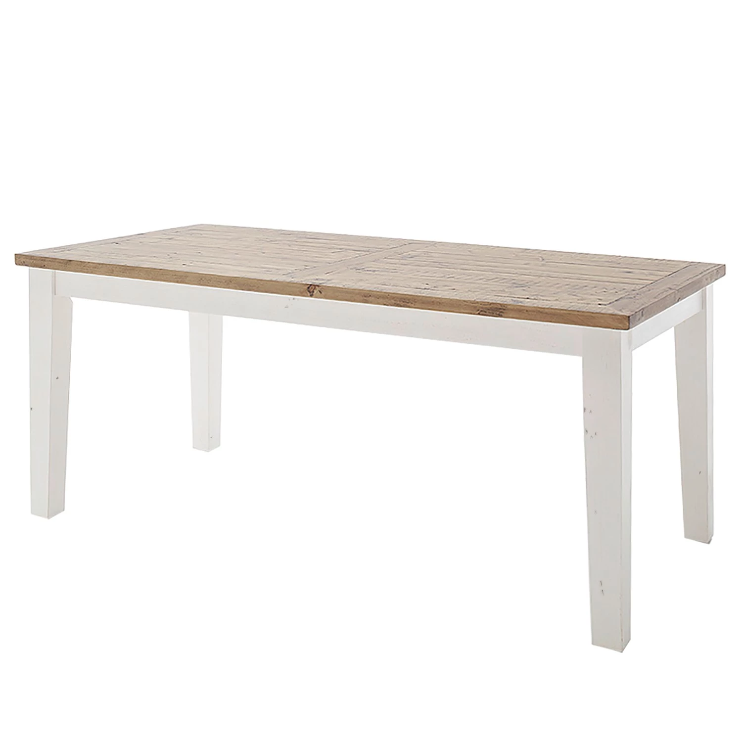 Maison Belfort Table Balignton II - Pin massif - Blanc 1 Maison Belfort Table Balignton II - Pin massif - Blanc