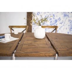 Maison Belfort Table Balignton III - Pin massif - Gris -Meubles de salle à manger Soldes Magasin 1000260757 211008 144002000037 DETAILS P000000001000260757