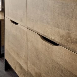 Red Living Buffet haut Cocody - Imitation chêne Montana / Gris -Meubles de salle à manger Soldes Magasin 1000261325 210426 09135400047 DETAILS P000000001000261325