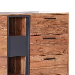 Naturoo Buffet Manabi - Acacia massif - Acacia / Anthracite 8 Naturoo Buffet Manabi - Acacia massif - Acacia / Anthracite -Meubles de salle à manger Soldes Magasin 1000261413 210430 11575400004 DETAILS P000000001000261413