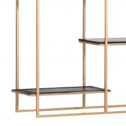 Red Living Étagère Sonso - Métal - Noir / Doré -Meubles de salle à manger Soldes Magasin 1000261416 210430 11580900015 DETAILS P000000001000261416