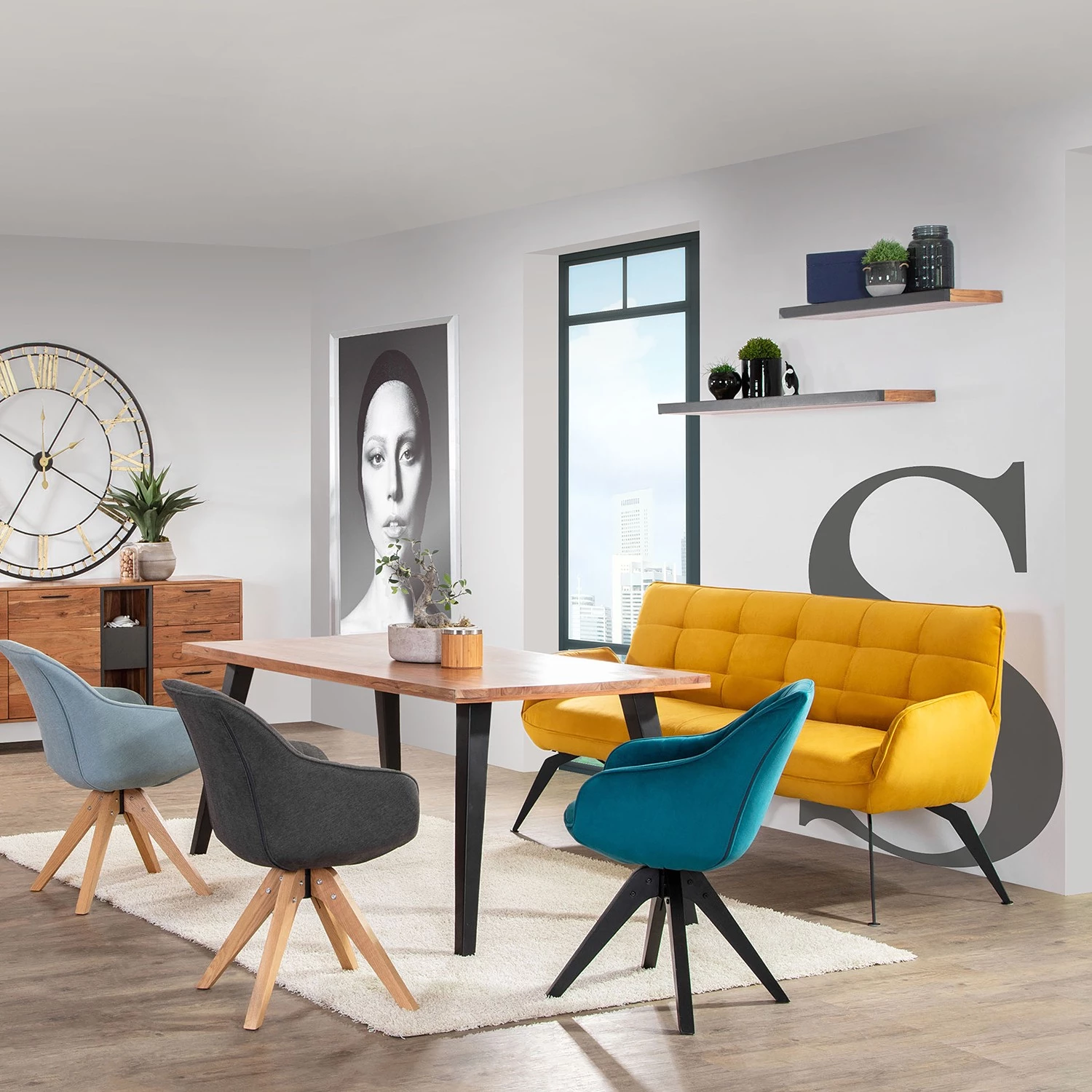 Naturoo Tablette murale Manabi - Acacia massif - Acacia / Anthracite 3 Naturoo Tablette murale Manabi - Acacia massif - Acacia / Anthracite – Image 3