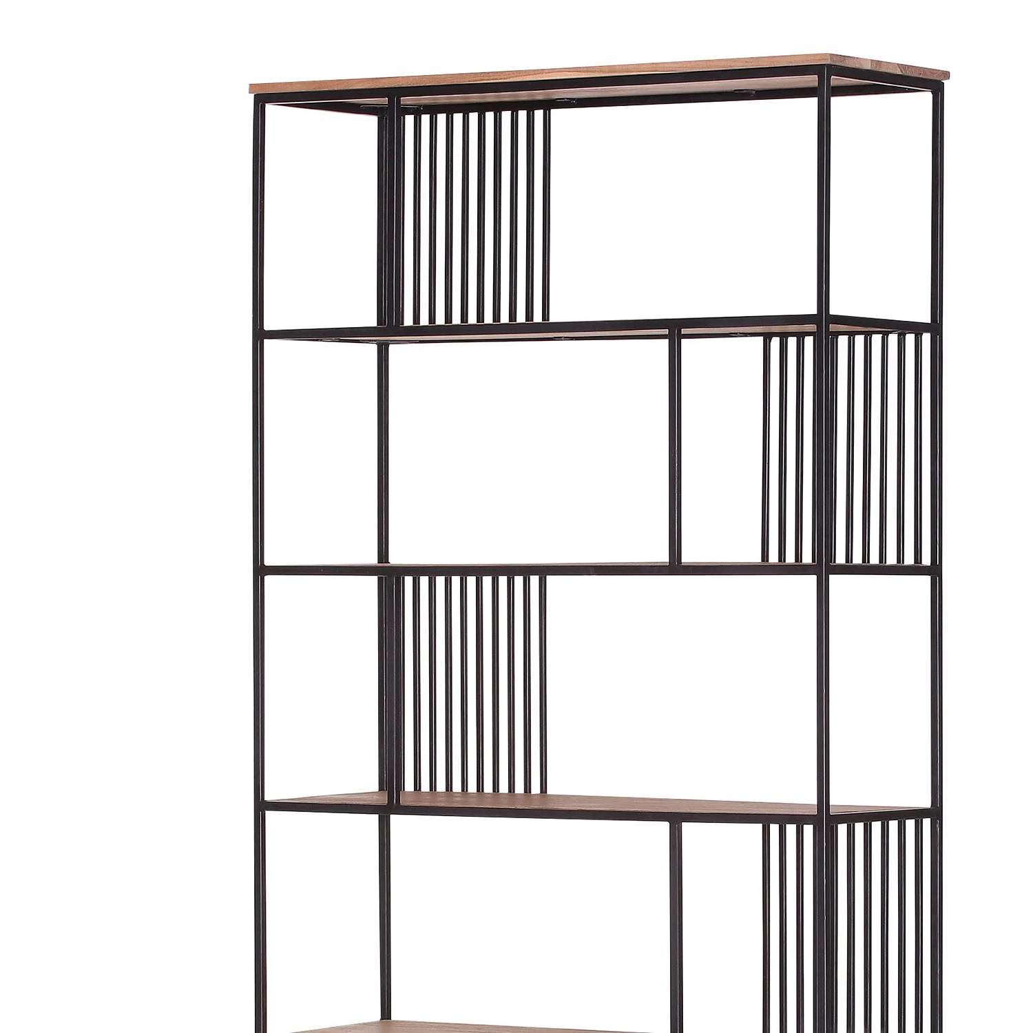 Red Living Étagère Uulu I - Acacia massif / Métal - Acacia / Noir 3 Red Living Étagère Uulu I - Acacia massif / Métal - Acacia / Noir – Image 3