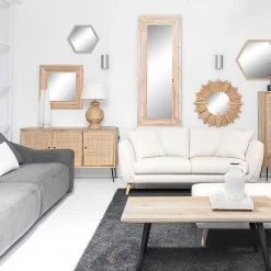 Naturoo Enfilade Maardu - Rotin / Manguier massif - Beige / Manguier -Meubles de salle à manger Soldes Magasin 1000261444 210430 12000600104 MOOD DETAILS P000000001000261444 mood