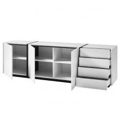 Loftscape Commode Muuga II - Blanc / Gris -Meubles de salle à manger Soldes Magasin 1000261768 210422 07563200064 DETAILS P000000001000261768