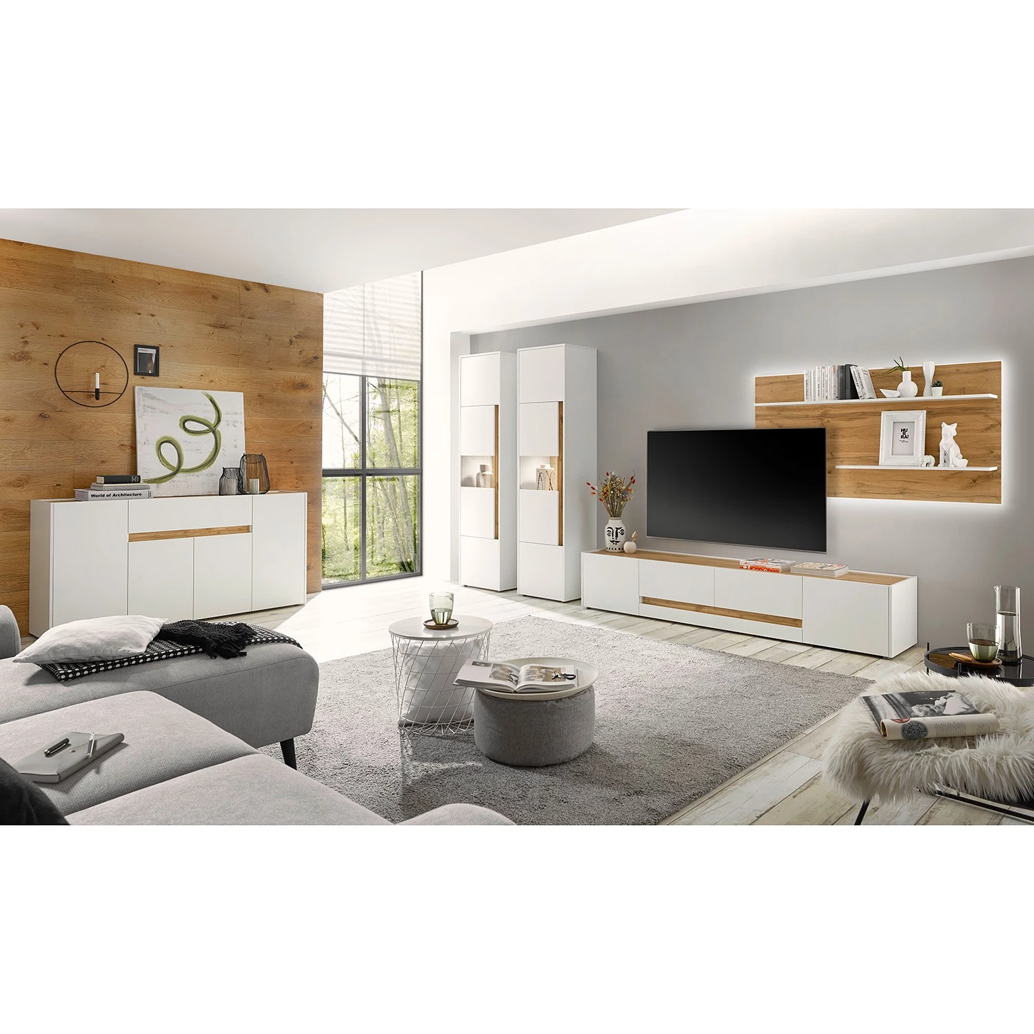 Norrwood Vitrine Olon - Blanc 2 Norrwood Vitrine Olon - Blanc – Image 2